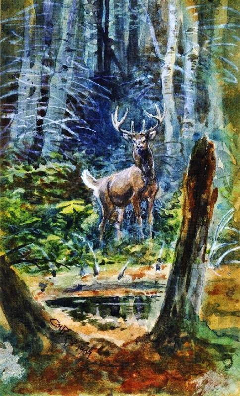 DEER IN THE DELL