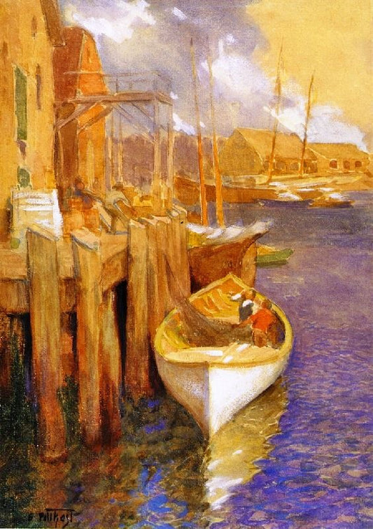 Hauling Nets by Edward Potthast