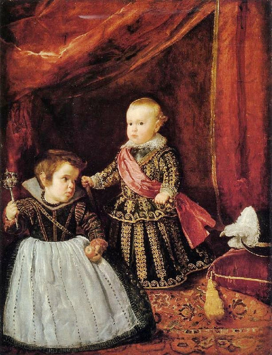 Prince Baltasar Carlow With A Dwarf by Diego Velázquez