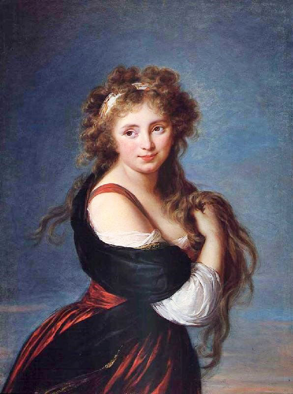 Portrait Of Hyacinthe Gabrielle Roland by Élisabeth Vigée-Lebrun