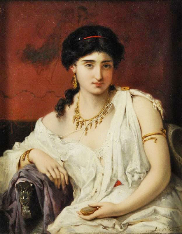 PORTRAIT OF A YOUNG WOMAN IN WHITE