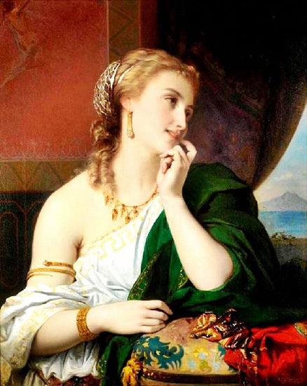 A Neapolitan Beauty by Pierre Olivier Joseph Coomans