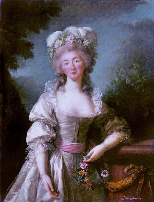Portrait Of Madame Du Barry by Élisabeth Vigée-Lebrun