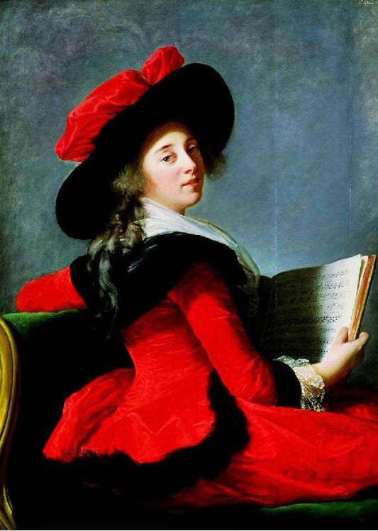 La Baronne De Crussol by Élisabeth Vigée-Lebrun
