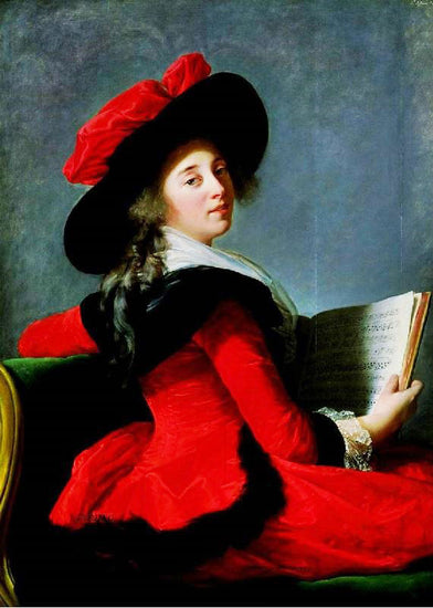La Baronne De Crussol by Élisabeth Vigée-Lebrun
