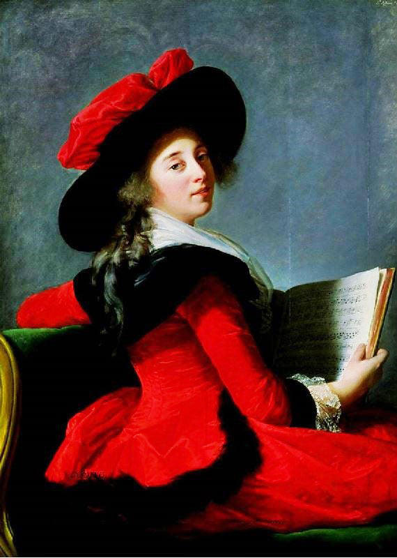 La Baronne De Crussol by Élisabeth Vigée-Lebrun