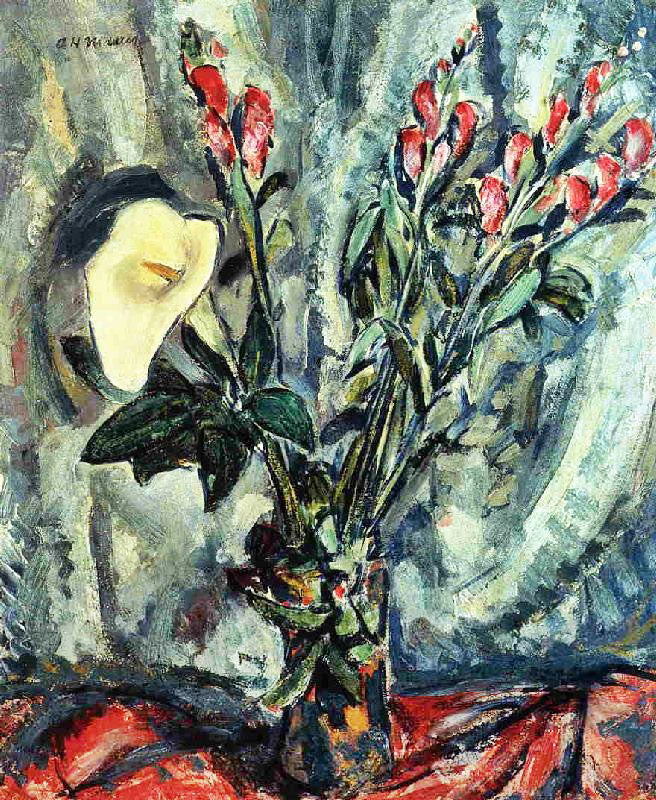 FLORAL STILL LIFE WITH CALLA LILY