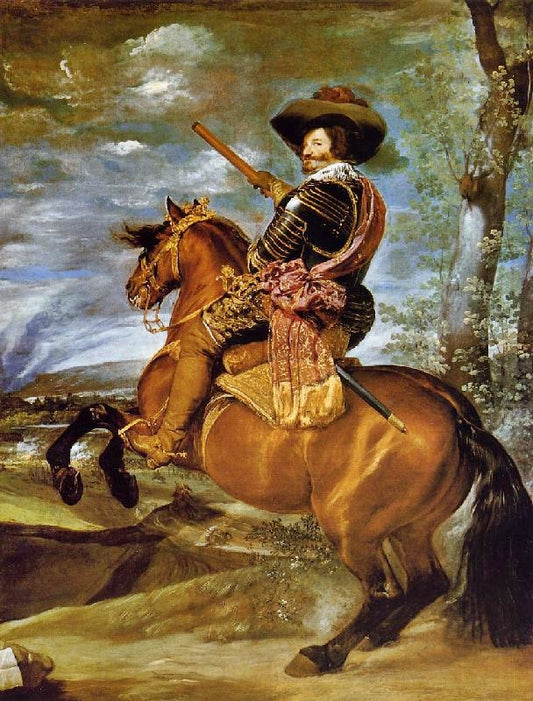 Count-Duke Of Olivares On Horseback by Diego Velázquez