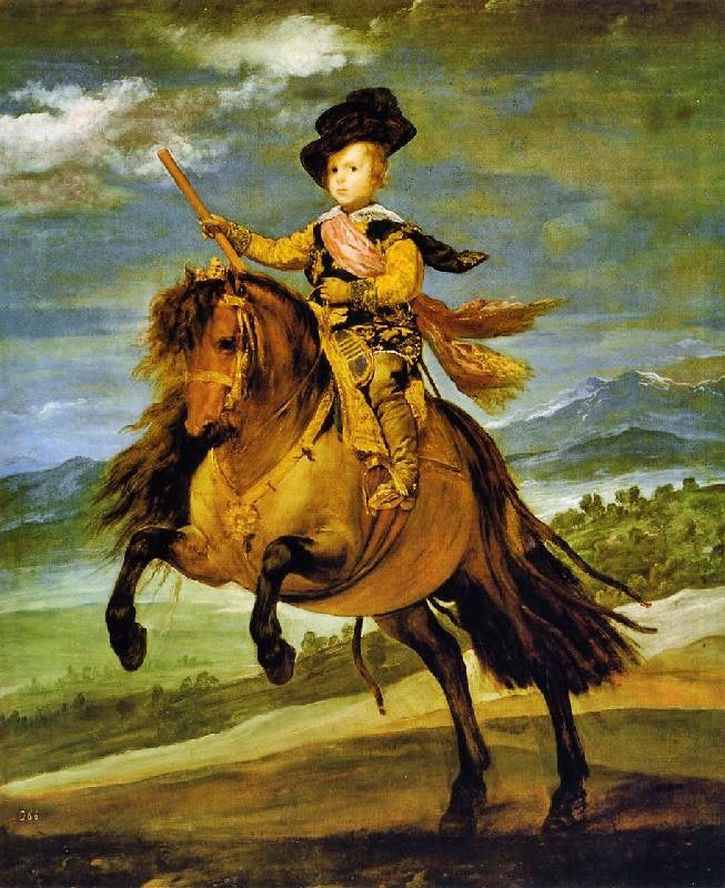 PRINCE BALTASAR CARLOS ON HORSEBACK