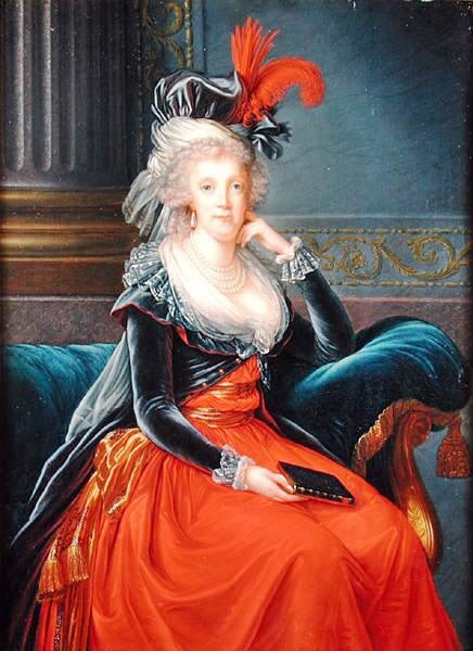 Portrait Of Maria Carolina Of Austria, Queen Consort Of Naples by Élisabeth Vigée-Lebrun