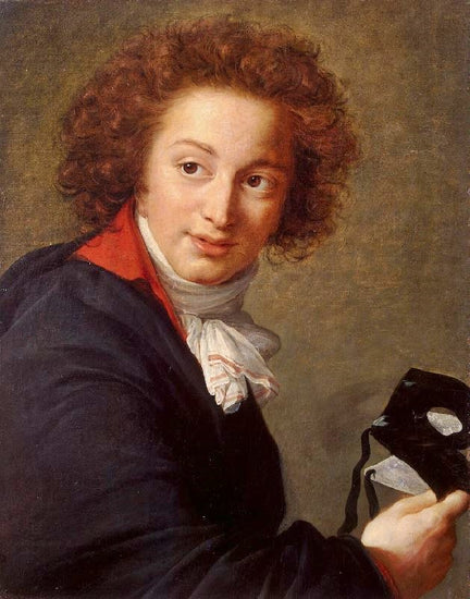 Count Grigory Ivanovich Tchernyshov Holding A Mask by Élisabeth Vigée-Lebrun