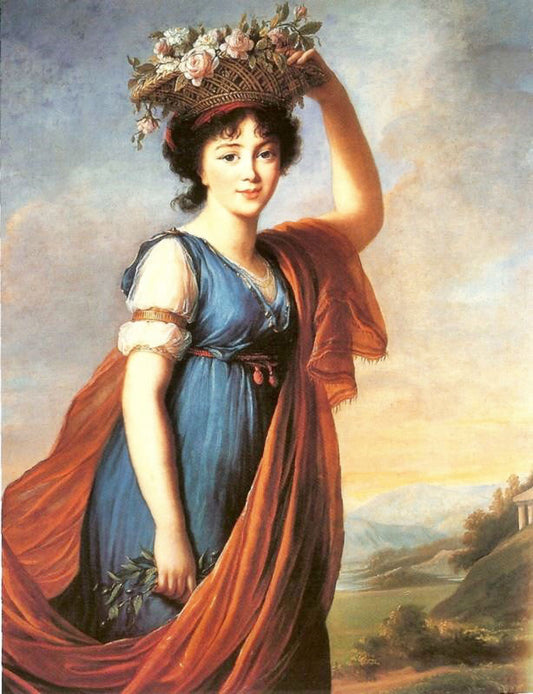 Princess Eudocia Ivanovna Galitzine Nee Izmaillov by Élisabeth Vigée-Lebrun