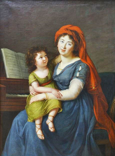 The Portrait Of Princess Ekaterina Nikolaevna Menshikova by Élisabeth Vigée-Lebrun