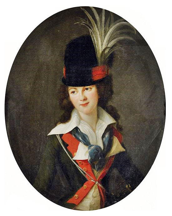 Victorienne Delphine Natalie De Rochechouart Mortemart, Marquise De Rouge by Élisabeth Vigée-Lebrun