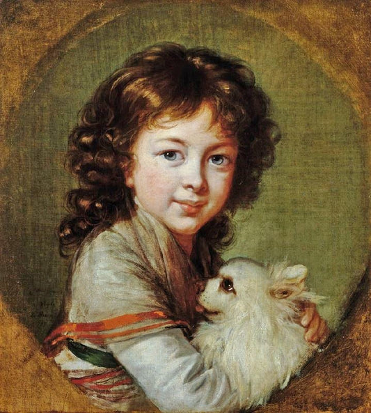 Elisabeth Isabelle Mniszech by Élisabeth Vigée-Lebrun