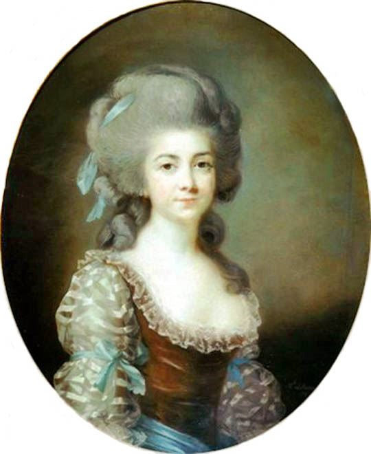 Madame De Saint Huberty by Élisabeth Vigée-Lebrun