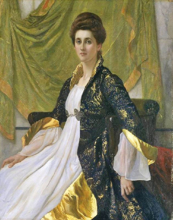 Portrait Of Mrs Ernest Moon by William Blake Richmond