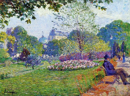 The Parc Monceau by Albert Lebourg