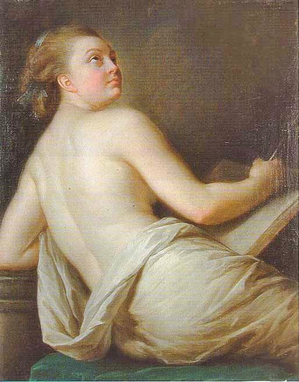 Allegory Of Poetry by Élisabeth Vigée-Lebrun