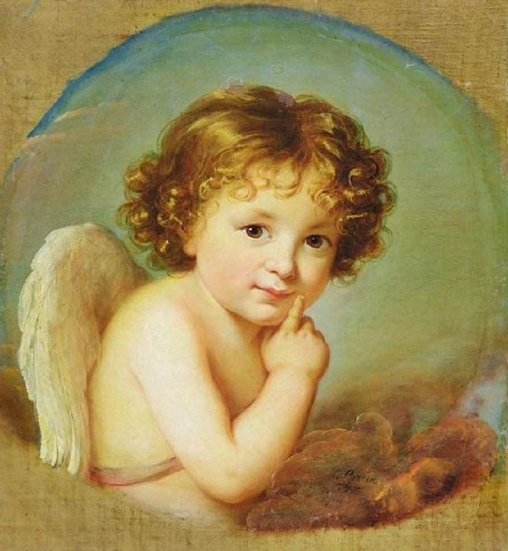 Prince Boris Nicholaevitch Youssoupov, As Cupid by Élisabeth Vigée-Lebrun
