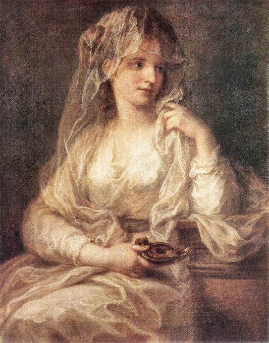 Portrait Of A Woman As A Vestal Virgin by Angelica Kauffmann
