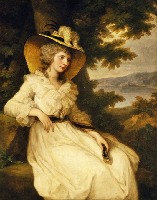 Portrait Of Lady Elizabeth Foster by Angelica Kauffmann