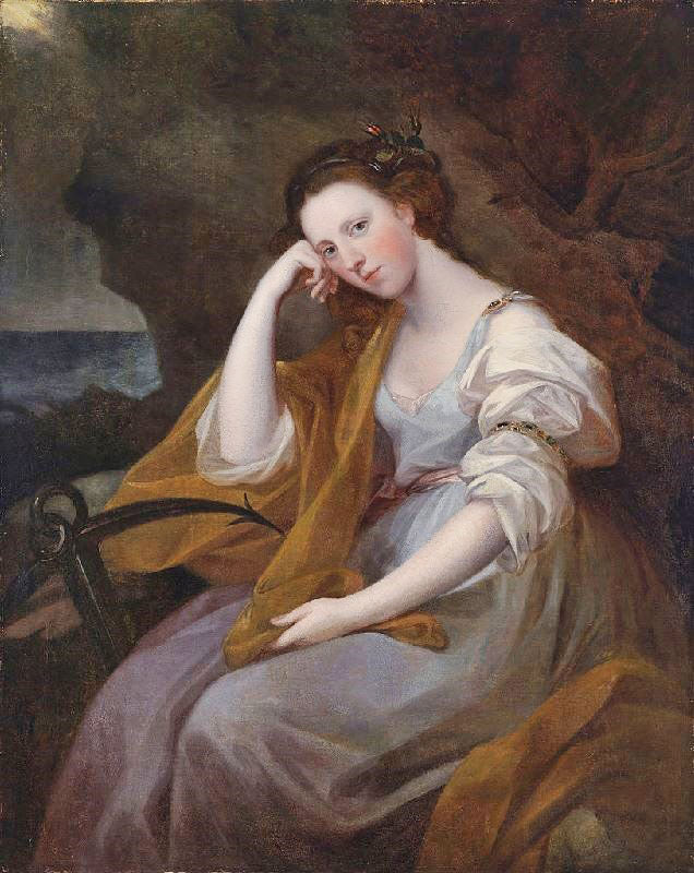 PORTRAIT OF LOUISA LEVESON GOWER AS SPES, GODDESS OF HOPE