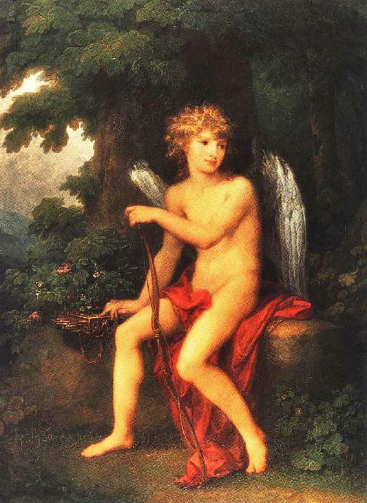 Prince Henry Lubomirski As Amor by Angelica Kauffmann