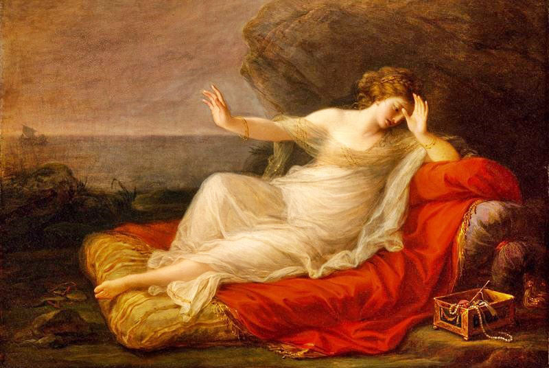 Ariadne Abandoned By Theseus On Naxos by Angelica Kauffmann