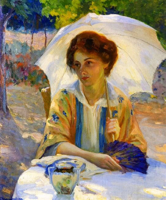 A Lonely Tea Party by Jean Mannheim