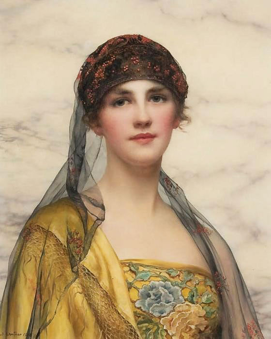 Portrait Of A Beauty by William Clarke Wontner