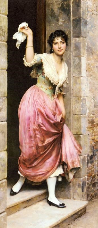 The Farewell by Eugene de Blaas