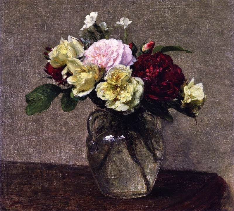 BOUQUET OF VARIED ROSES