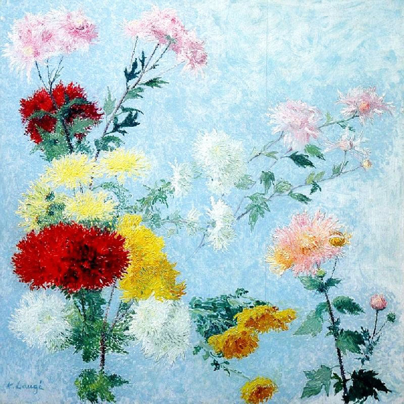 Etude De Chrysanthemes by Achille Laugé