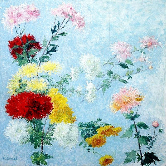 Etude De Chrysanthemes by Achille Laugé