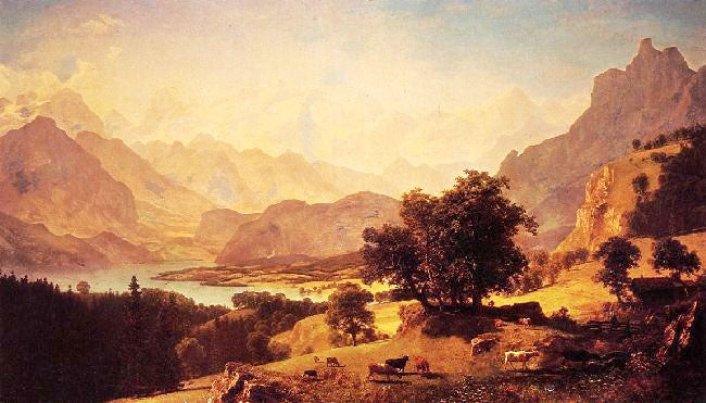 BERNESE ALPS, AS SEEN NEAR KUSMACH