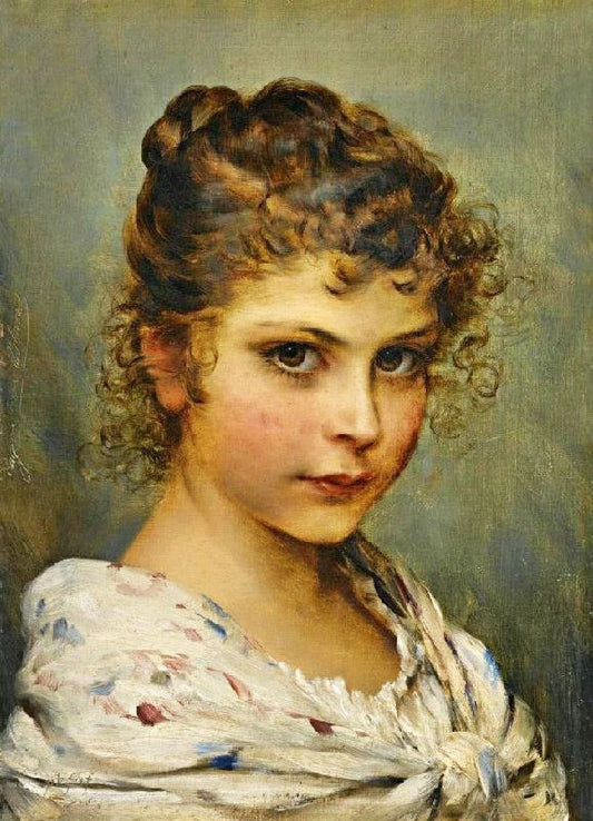 Little Italian Girl by Eugene de Blaas
