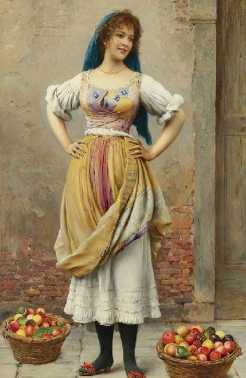 The Market Girl by Eugene de Blaas