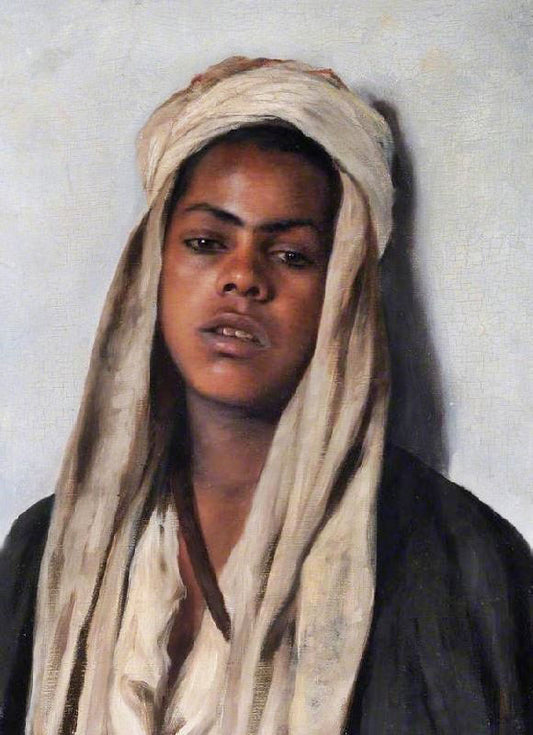 Portrait Of An Egyptian Youth by Franz Xaver Kosler