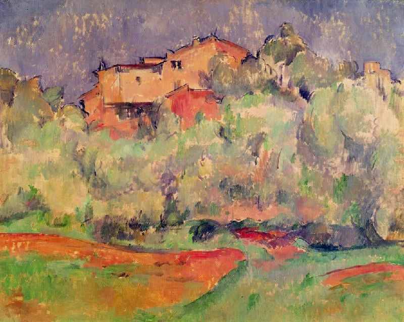 The House At Bellevue by Paul Cézanne