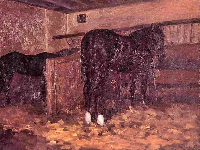 HORSES IN THE STABLE