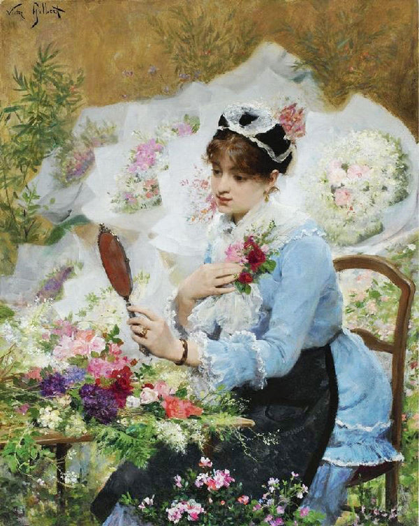 The Corsage by Victor Gabriel Gilbert