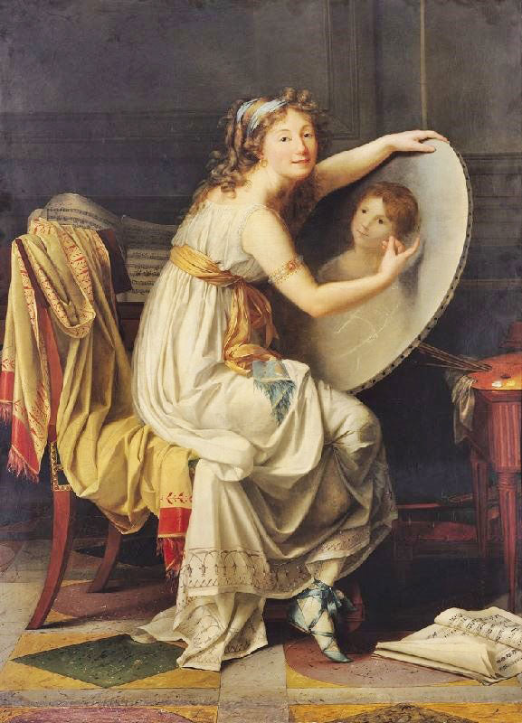 Portrait Of The Artist by Rose-Adelaide Ducreux