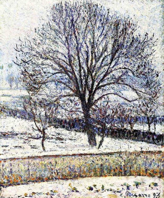 The Thaw, Eragny by Camille Pissarro