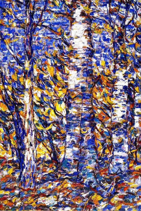 Birch Forest by Christian Rohlfs