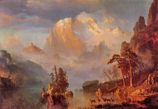 Rocky Mountains by Albert Bierstadt