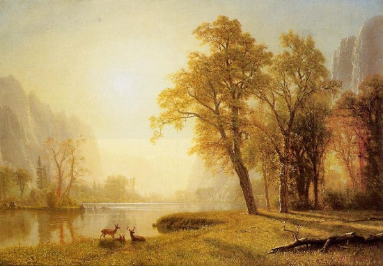 Kings River Canyon,California by Albert Bierstadt