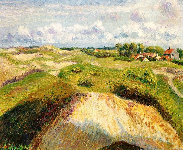 The Dunes At Knocke, Belgium by Camille Pissarro