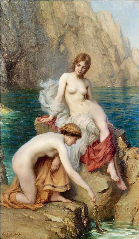 By Summer Seas by Herbert James Draper