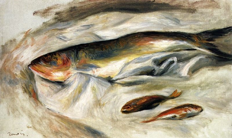 STILL LIFE OF FISH WITH TWO MULLETS